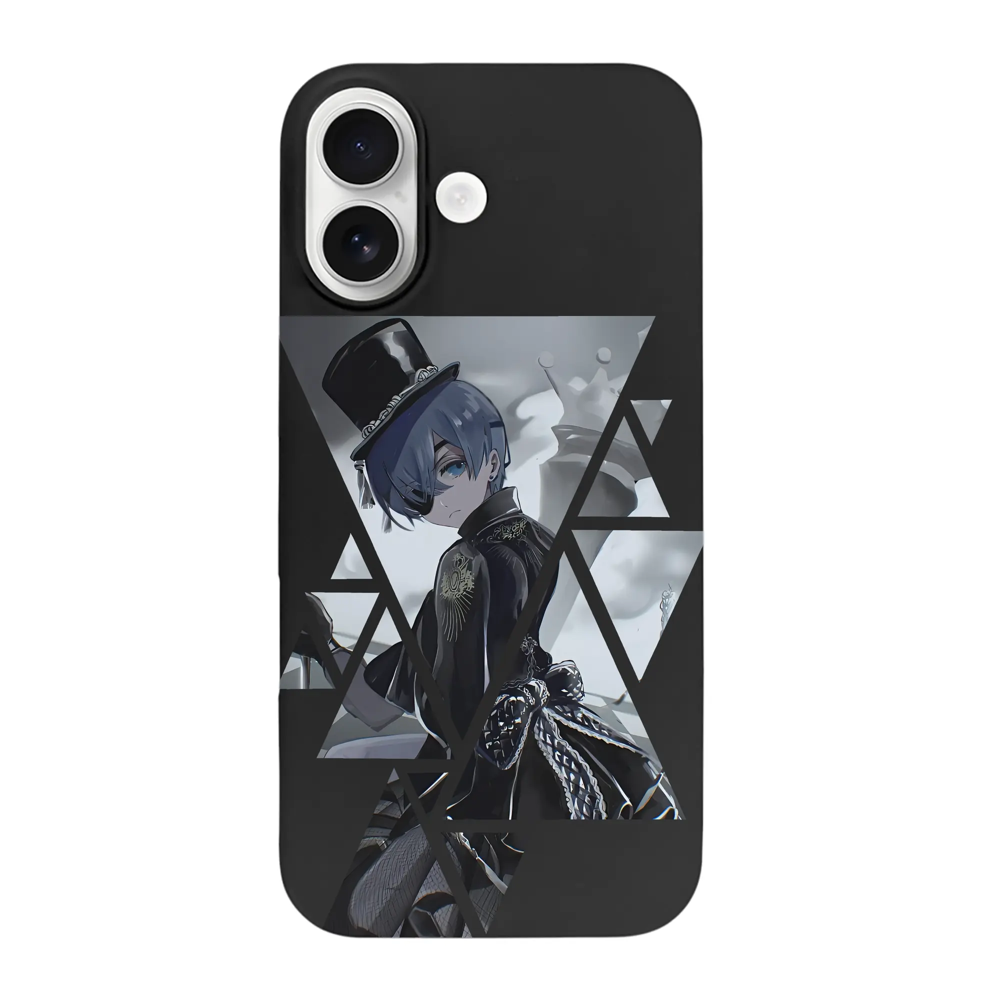 黒執事 グッズ,シエル・ファントムハイヴ - iPhone 17 シリーズ シリコンケース 薄型 耐衝撃 指紋防止 ソフトタッチカバー 精密フィット 傷防止 保護ケース iPhone 17/17 Air/17 Pro/17 Pro Max 対応